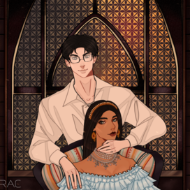 Иллюстрация по визуальной новелле.