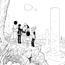 Разворот комикса