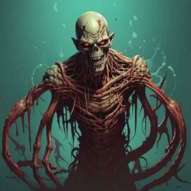 Иллюстрация "зомби-мутант"