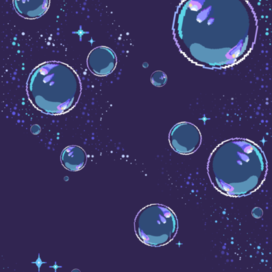 Pixel soap bubbles🫧