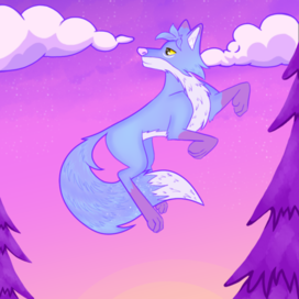 Flight at dusk🦊🌌