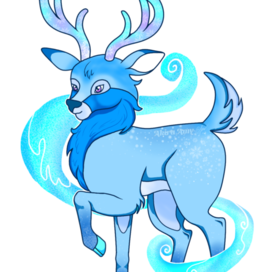 Magical reindeer🦌❄️