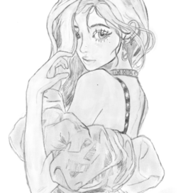 портрет девушки