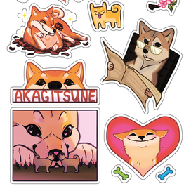 Стикерпак с сиба-ину