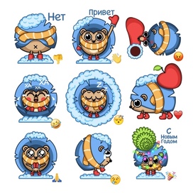 Стикерпак «Ёжа»