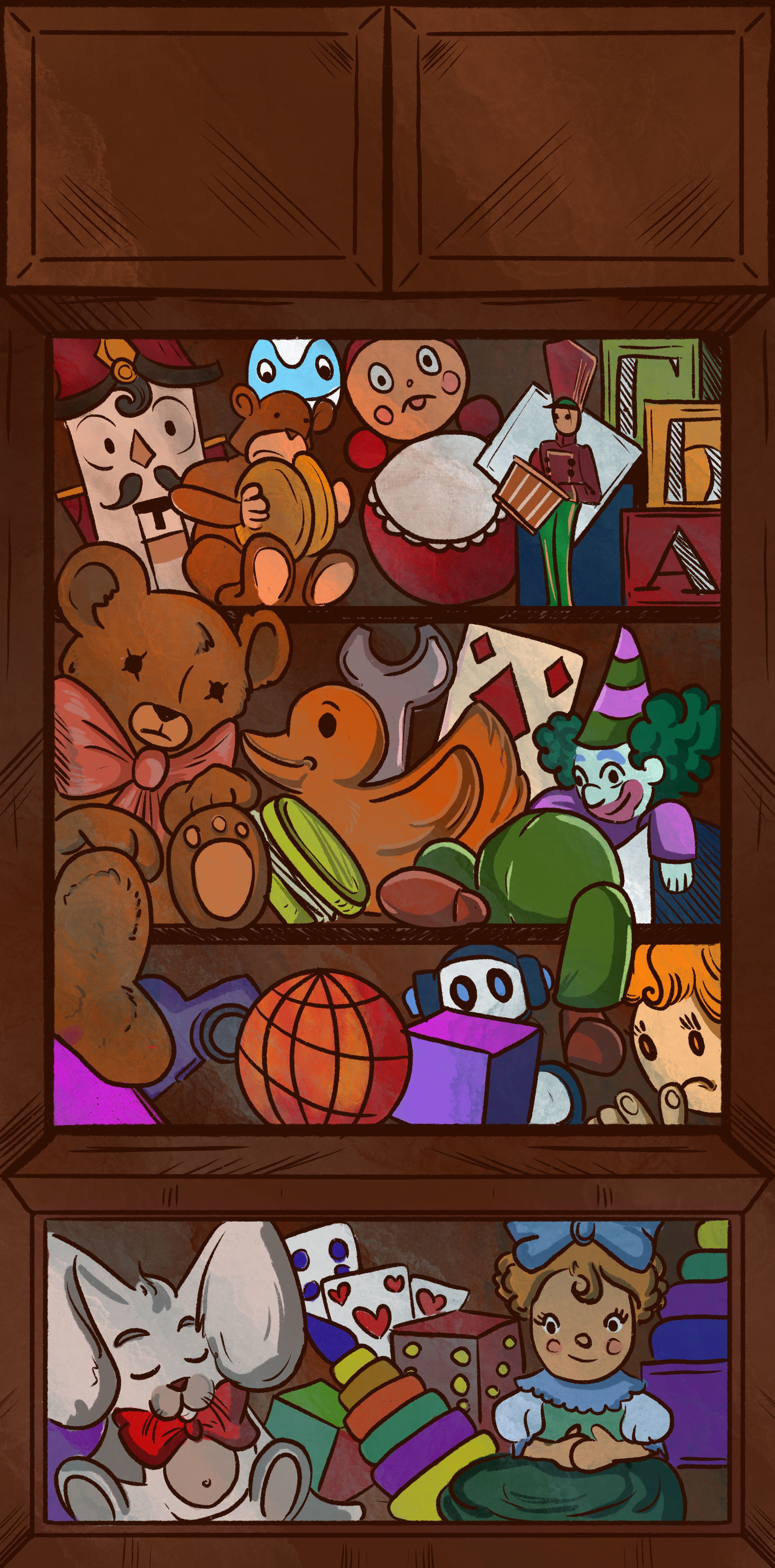 Шкаф с игрушками