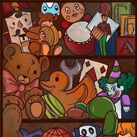 Шкаф с игрушками 
