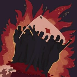 иллюстрация к поэме "двенадцать" Блок