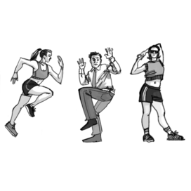 Наброски людей 