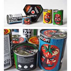 Упаковка для бренда томатных заготовок