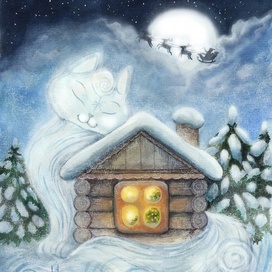 Рождественская открытка