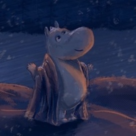 Зима муми-тролли