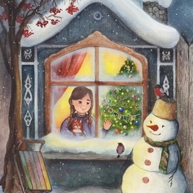 Новогодняя открытка