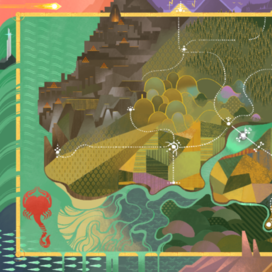 карта сказочного мира