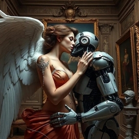 Ночь в музее. Иллюстрация. 