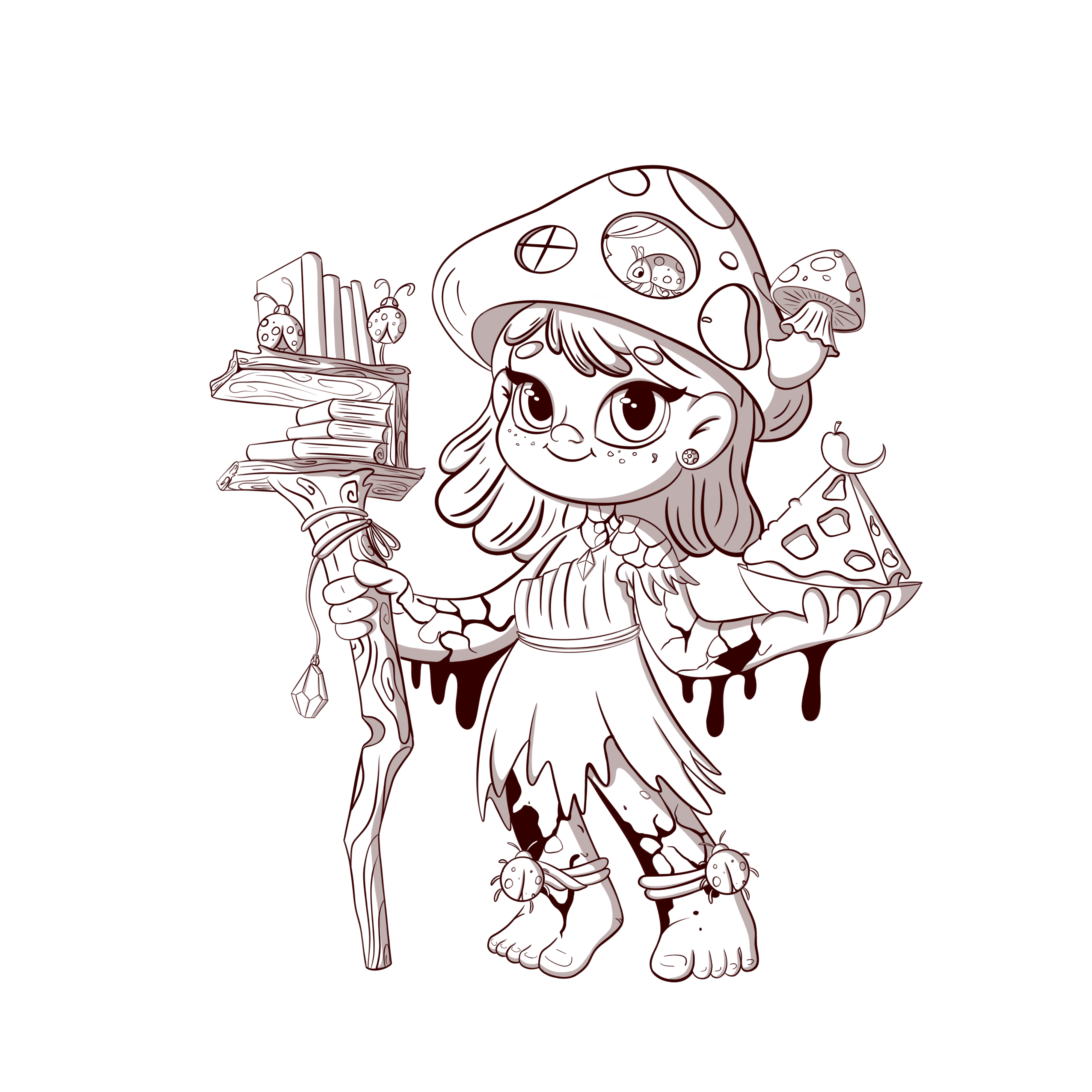 Девочка лава