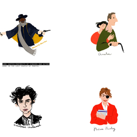 Портреты кино карикатура