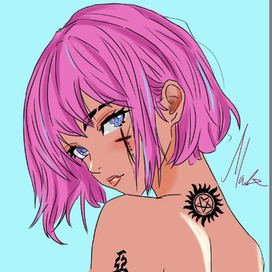 Аниме девушка