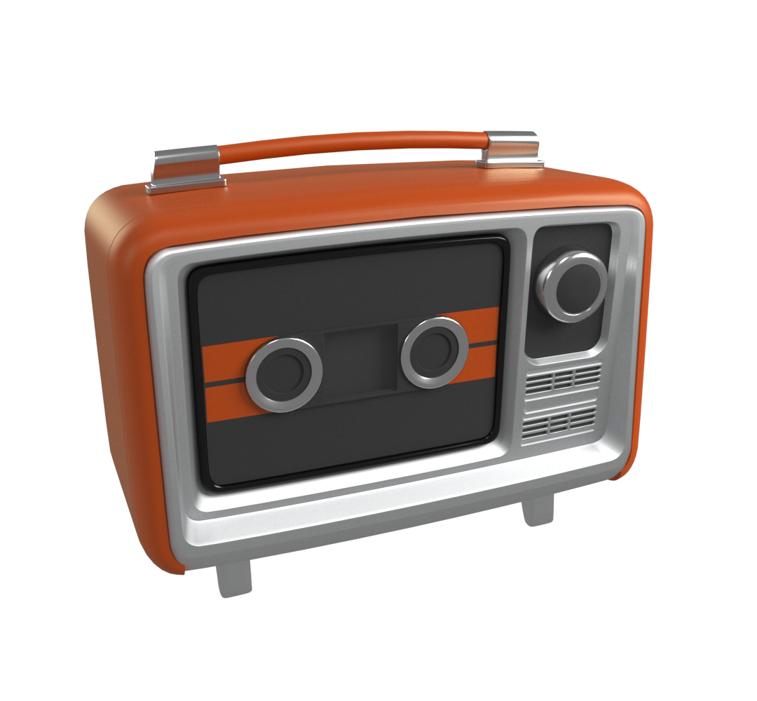 Ретро радио с кассетником