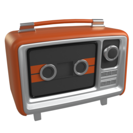 Ретро радио с кассетником