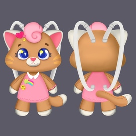 Дизайн сумки для игрового персонажа