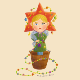 Кто сказал, что не будет ёлки?) 