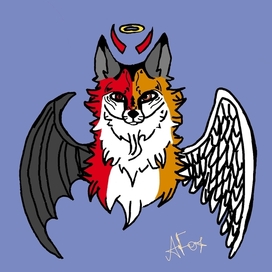 Лис "ангел и демон"