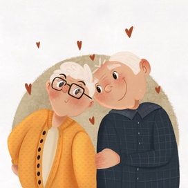 Портрет бабушки и дедушки