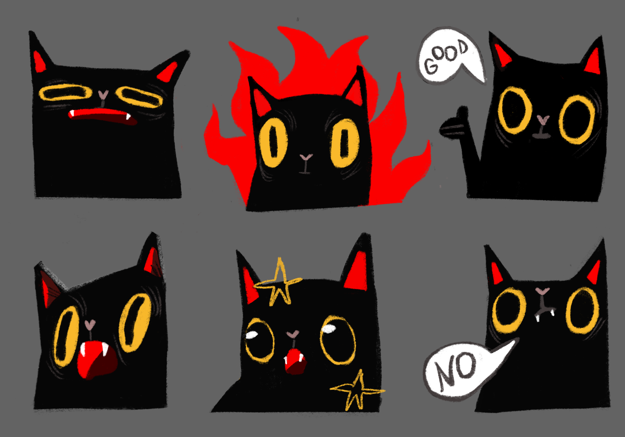 Стикерпак «Кот»