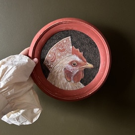 Курица в кокошнике