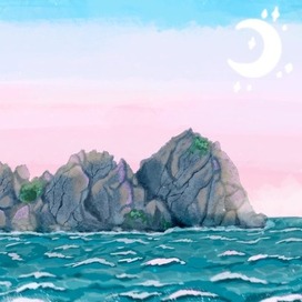 Адалары скалы море волны