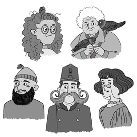 Портреты людей (Персонажи)