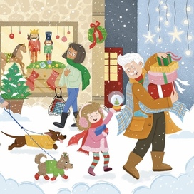 Новогодняя иллюстрация 