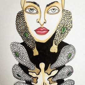 Модная иллюстрация 