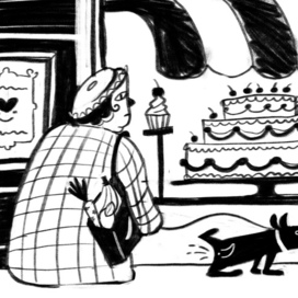 Мечтающая женщина 