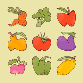 Фрукты и овощи