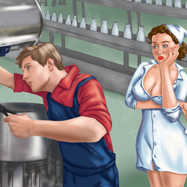 Календарь Пин Ап для компании Технология-СТ