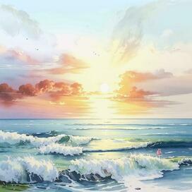 Пейзаж моря