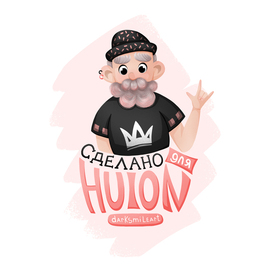 Маскот для бренда HUION