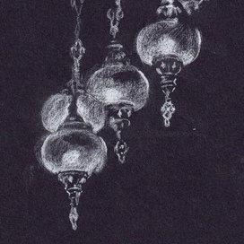 Светильник в ресторане