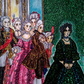 Малахитовая шкатулка. Танка во дворце