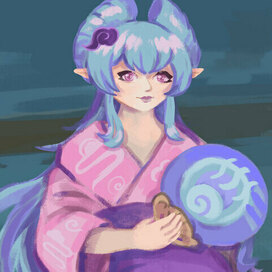 Мидзуки, фан-арт