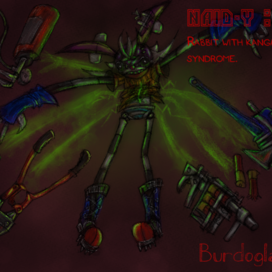 Кролик с синдромом кенгуру.