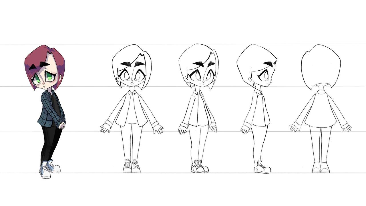 Разработка персонажа для анимационного фильма