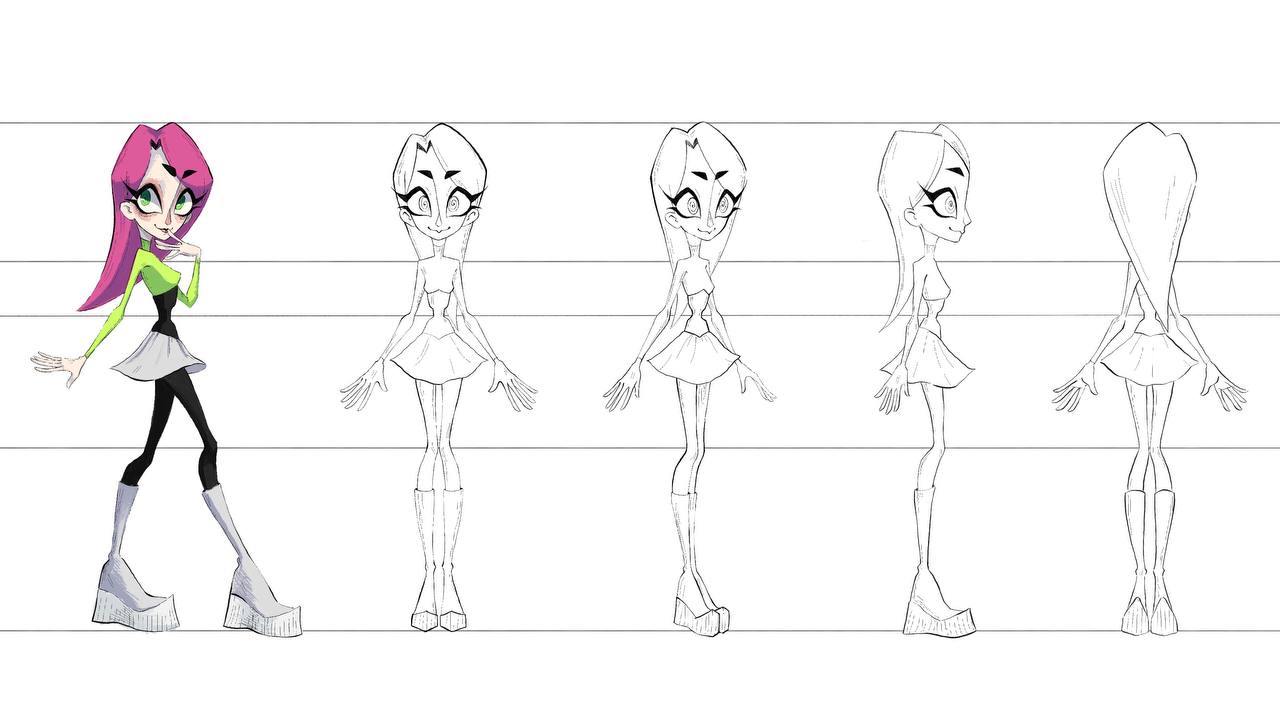 Разработка персонажа для анимационного фильма