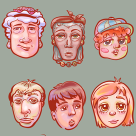 Персонажи. Разные типажи