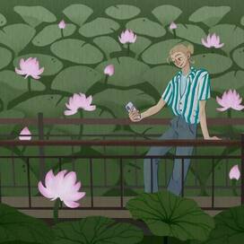 Лилии расцвели