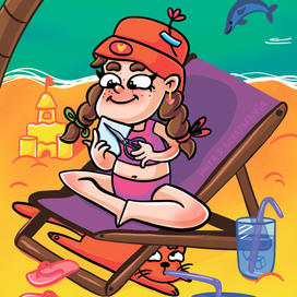 Открытка для магазина Скрапбукинга