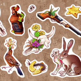 Стикерпак "WILD WEST х ARIA X"