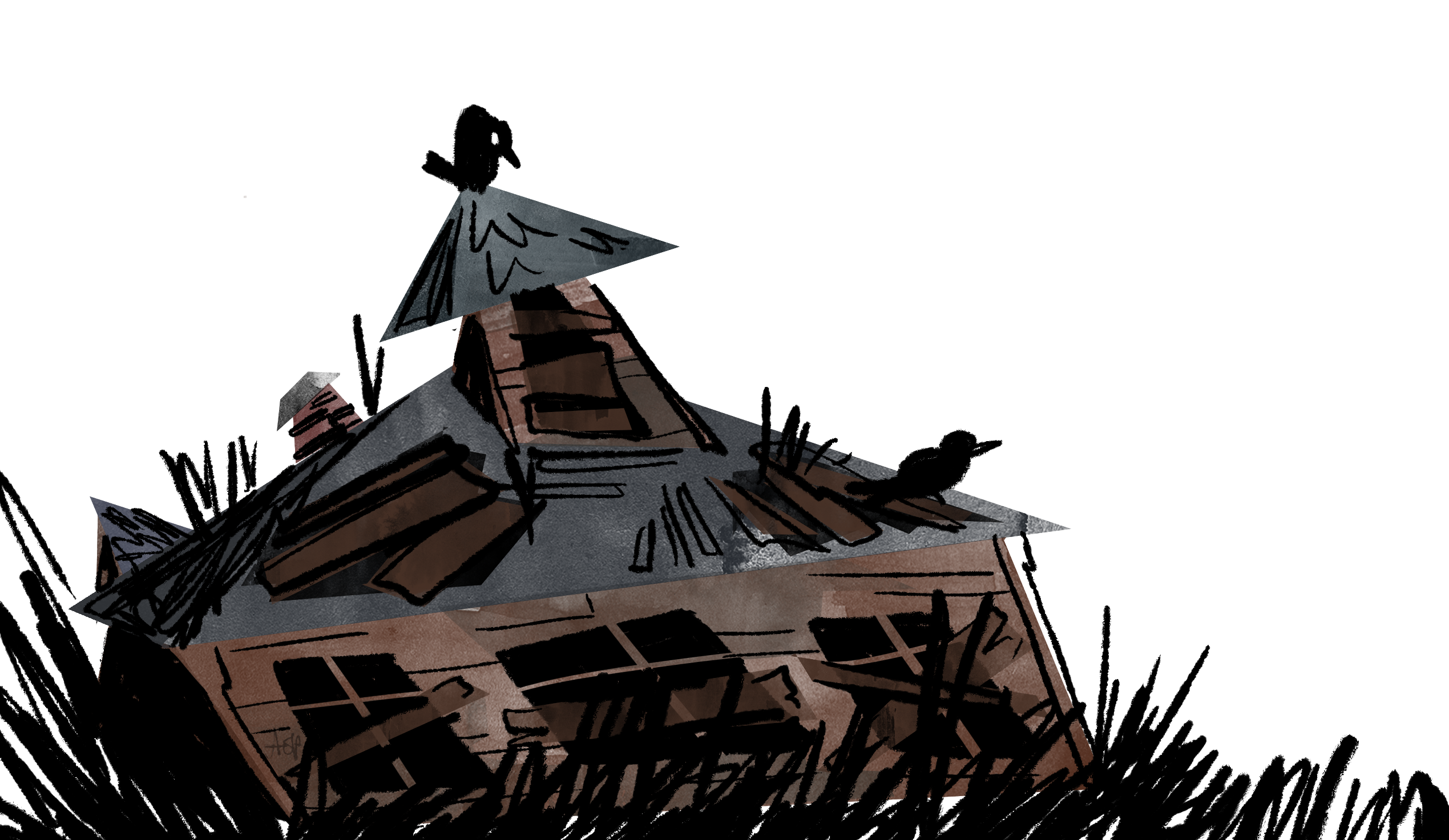 Заброшенный домик